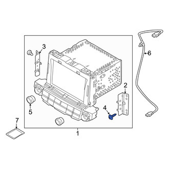 Hyundai OE - Radio Screw