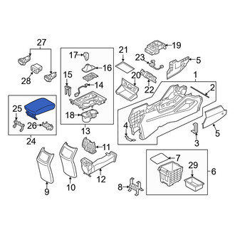 Hyundai OE - Console Armrest