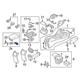 Hyundai OE - Console Armrest