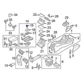 Hyundai OE - Automatic Transmission Shift Handle