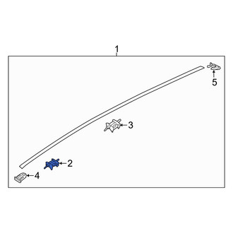 Hyundai OE - Roof Drip Molding Clip