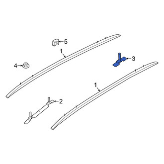 Hyundai OE - Rear Roof Side Rail Bracket