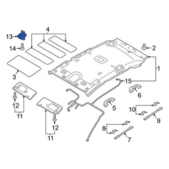 Hyundai OE - Sun Visor Holder