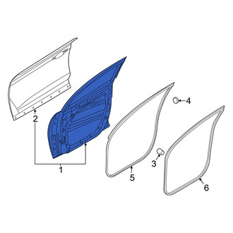 Hyundai OE - Front Left Door Shell