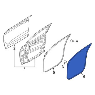 Hyundai OE - Front Left Inner Door Seal
