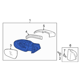 Hyundai OE - Front Right Door Mirror