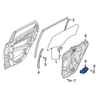 Hyundai OE - Rear Left Window Motor