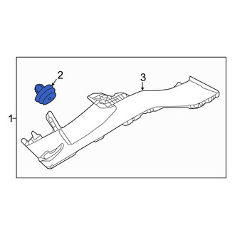 Hyundai OE - Quarter Panel Trim Panel Clip