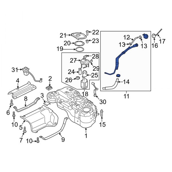 Fuel Filler Neck