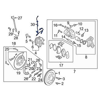 Hyundai OE - Rear ABS Wheel Speed Sensor Tone Ring