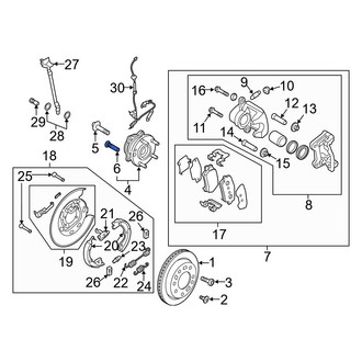 Hyundai OE - Rear Wheel Lug Stud