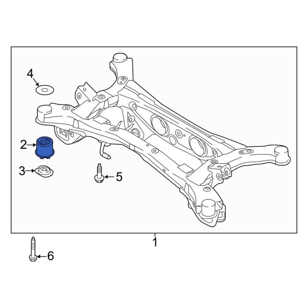 Suspension Crossmember Insulator