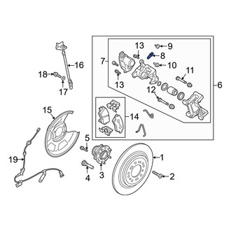 Hyundai OE - Rear Brake Bleeder Screw