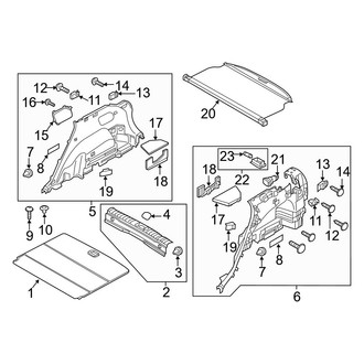Hyundai OE - Rear Body & Floor - Interior Trim (Gas)
