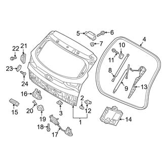 Hyundai OE - Lift Gate - Gate & Hardware