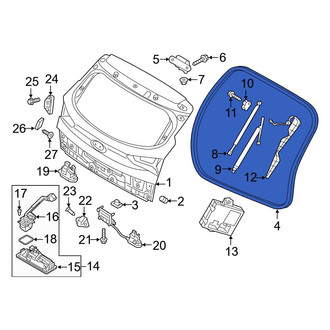 Hyundai OE - Rear Hatch Seal