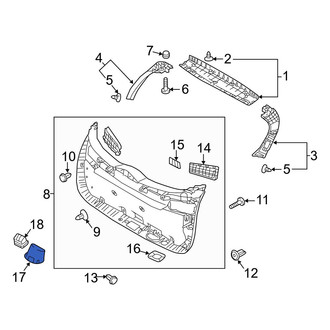 Hyundai OE - Rear Liftgate Pull Handle