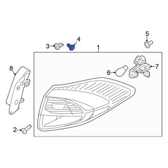 Hyundai OE - Tail Light Clip