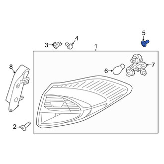 Hyundai OE - Tail Light Clip