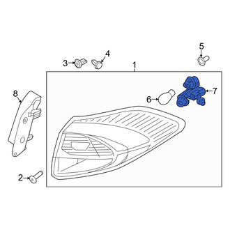 Hyundai OE - Rear Tail Light Socket
