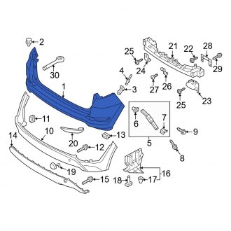 Hyundai OE - Front Lower Bumper Cover