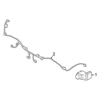 Hyundai OE - Rear Bumper - Electrical Components (Gas)