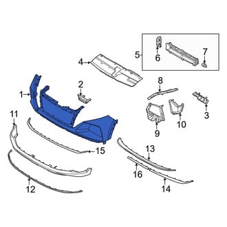 Hyundai OE - Front Lower Bumper Cover