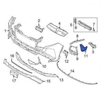 Hyundai OE - Front Right Brake Air Duct