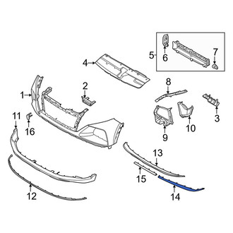 Hyundai OE - Rear Lower Bumper Trim