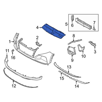 Hyundai OE - Front Radiator Support Access Cover