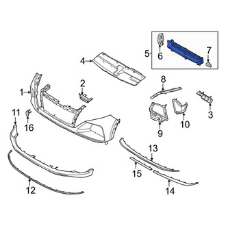 Hyundai OE - Front Radiator Shutter Assembly
