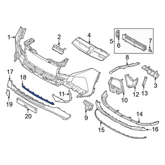 Hyundai OE - Front Upper Bumper Trim