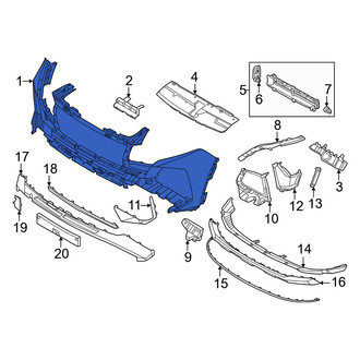 Hyundai OE - Front Upper Bumper Cover