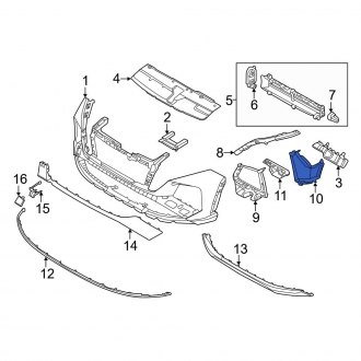 Hyundai OE - Front Right Brake Air Duct