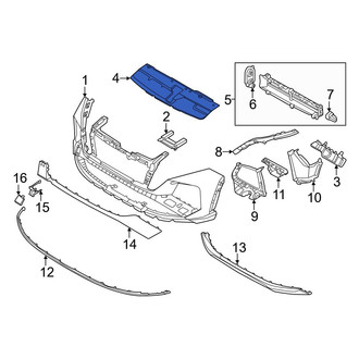Hyundai OE - Front Radiator Support Access Cover
