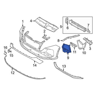 Hyundai OE - Front Left Headlight Molding