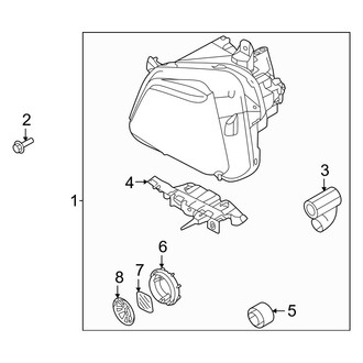 Hyundai OE - Front Lamps - Headlamp Components
