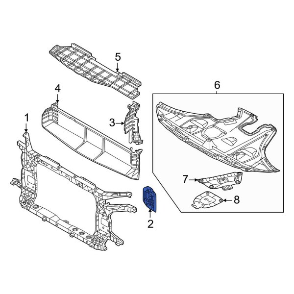 Radiator Support Bracket