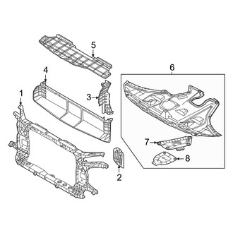 Hyundai OE - Radiator Support (USA Built)