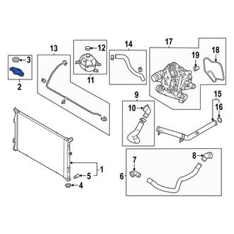 Hyundai OE - Radiator Mount Bracket