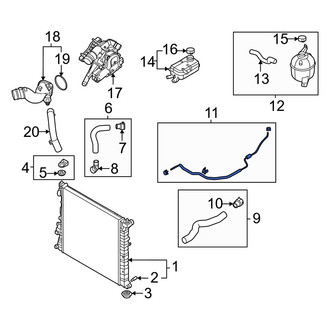 Hyundai OE - Engine Coolant Overflow Hose
