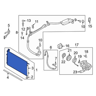 Hyundai OE - A/C Condenser