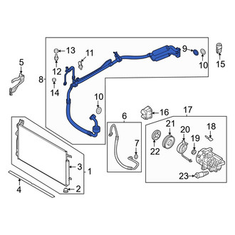 Hyundai OE - A/C Refrigerant Line O-Ring