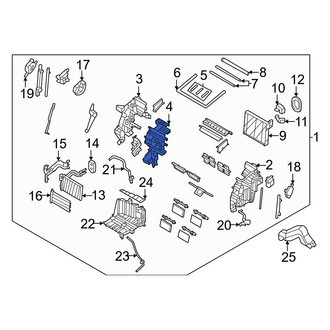 Hyundai OE - Right HVAC Unit Case