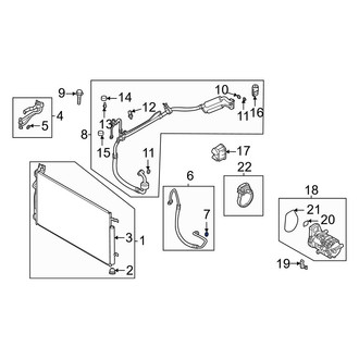 Hyundai OE - Lower A/C Expansion Valve O-Ring