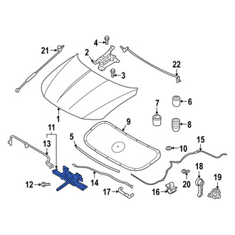Hyundai OE - Front Hood Latch