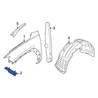 Hyundai OE - Front Center Bumper Cover Bracket