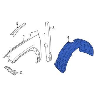 Hyundai OE - Front Left Fender Splash Shield