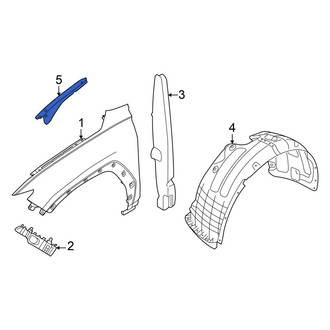 Hyundai OE - Front Right Fender Filler Panel