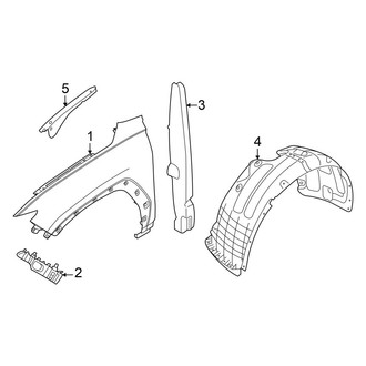 Hyundai OE - Fender & Components (2.5L)